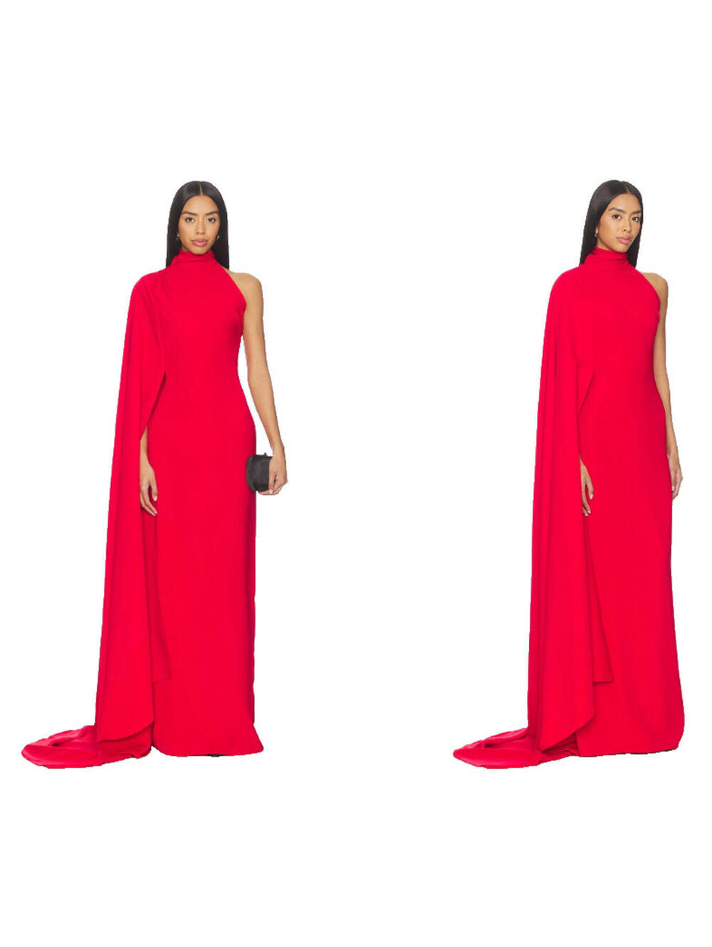 Deme by Gabriella Josie Dress Assemetrical shoulder neck style red XL NWT $625